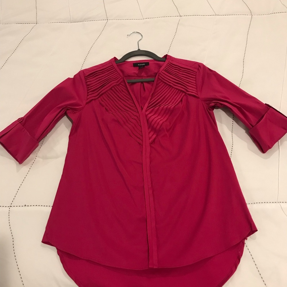 Alfani magenta pink shirt